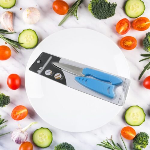 01_158e1ed6-adfa-4f2a-a5ea-0b53ee746f50.jpg Stainless Steel Fruit Knife, New Sharp and Durable Fruit Knife Small, Comfortable Non-slip Handle, with Protective Cover, Suitable for Most Types of Vegetables and Fruits(1 Pc)