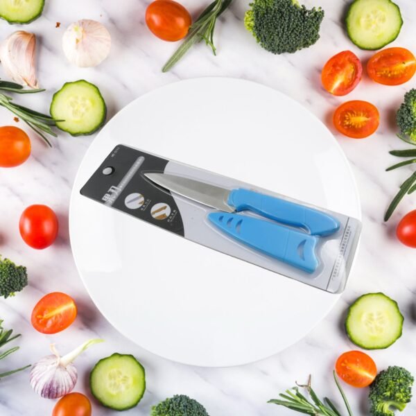 01_158e1ed6-adfa-4f2a-a5ea-0b53ee746f50.jpg Stainless Steel Fruit Knife, New Sharp and Durable Fruit Knife Small, Comfortable Non-slip Handle, with Protective Cover, Suitable for Most Types of Vegetables and Fruits(1 Pc)