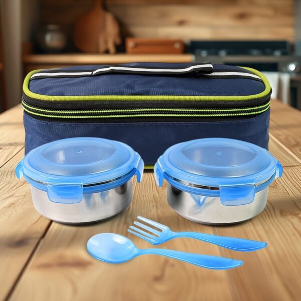 01_182f5894-147f-4783-b8ae-abf2154fc7bf.jpg Bite Lunch Box, with Insulated Fabric Lunch Bag & Plastic Spoon, Fork