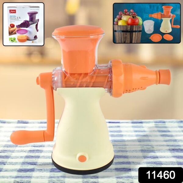 Apex Manual Carrot and Fruit Juicer – Heavy-Duty (1 Pc With Glass)