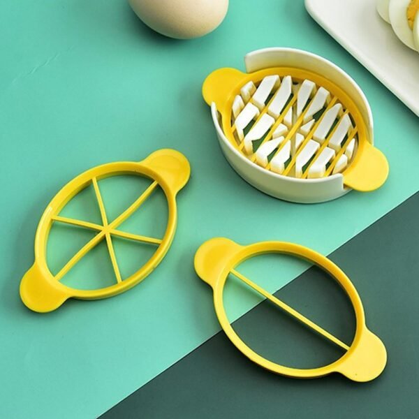 Egg Slicer, 3 in 1 Boiled Egg Slicer, Egg Slicer Restaurant Kitchen Tool (1 Pc)