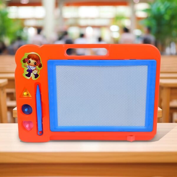 01_1e79fcfe-8a7c-48d4-a114-1a26a864e4f2.jpg Magnetic Slate Sketch Pad / Board for Kids (1 Pc / 27 × 19 Cm)