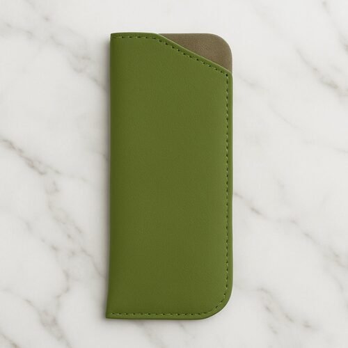 Slim PU Leather Glasses Sleeve - (1 Pc)