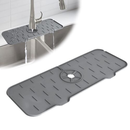 Silicone Sink Faucet Pad / Mat (1 Pc / 33x12 Cm)