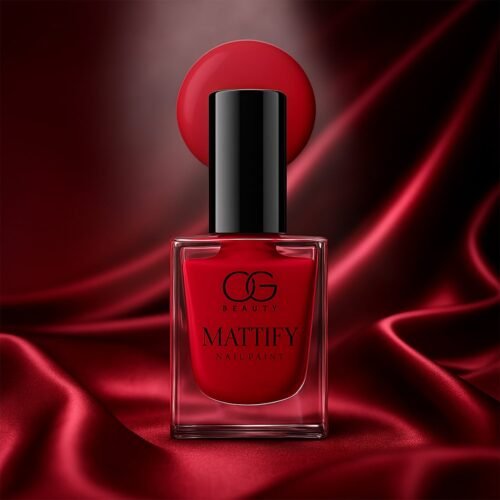 01_23774842-6851-445b-910b-8562980fc48a.jpg OG Beauty Red Carnival Mattify Nail Paint (10 ML / 1 Pc)