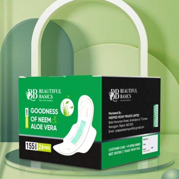 Sanitary Pantyliners with Neem & Aloe Vera – Ultra Thin (24 Pcs)