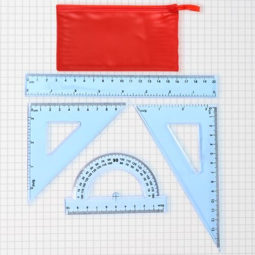 01_2b2379bb-6d4d-4040-bd72-837c519c1bdd.jpg 4-Piece Transparent Geometry Instrument Set with Ruler