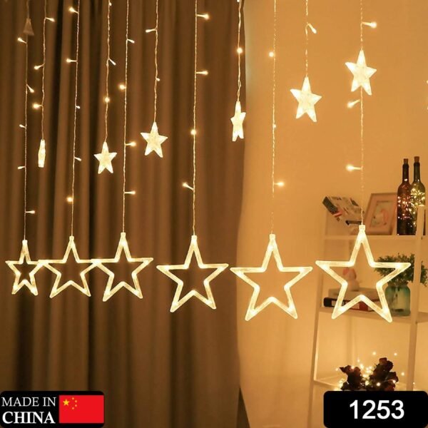 12 Stars Curtain String Lights, Window Curtain Lights