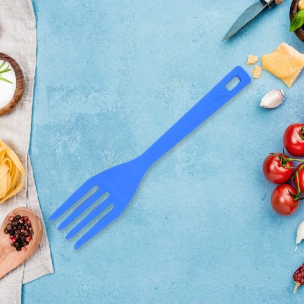 01_30acae46-779b-4a86-8e64-795da784df8e.jpg BENDABLE KIDS SILICONE HANDLE FORK | CHILDREN PLASTIC BABY FORK ( 1pc )