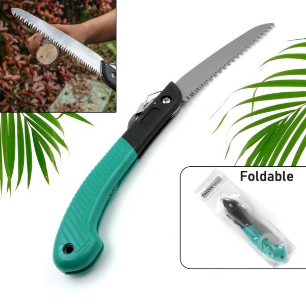 Folding Handsaw – Pruning Saw for Tree Trimming, Gardening & Wood Cutting