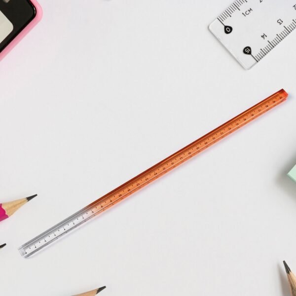 Acrylic Rulers, 30 cm Lengths, Set of Colourful Rulers Set (1 Pc)