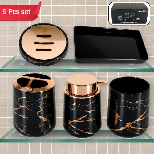01_331a6419-da27-4597-a0ff-68d4b428e0e5.jpg Bathroom Accessory Set Bathroom Decor Premium Quality (5 PCS)