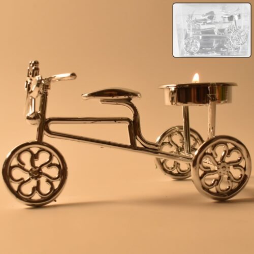 Cycle Tealight Holder / Candle Holder Decorative Candle, Diwali (1 Pc)