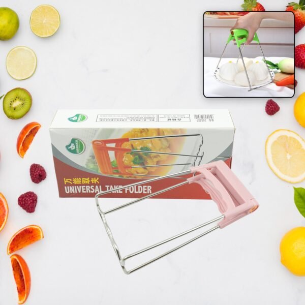 Kitchen Tongs & Bowl Clip – Wear-Resistant Plate Lifter for Restaurants