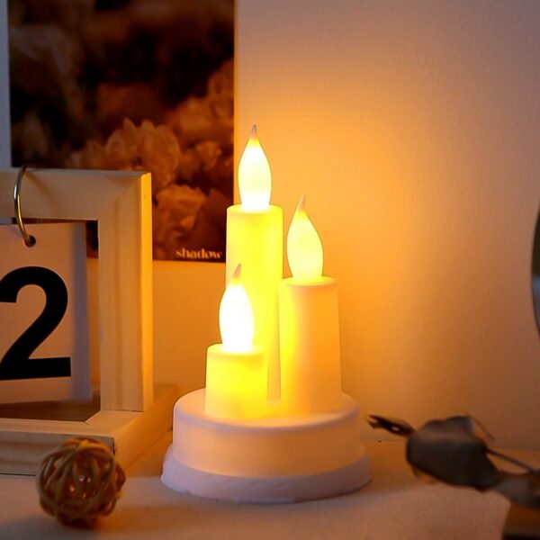 01_364f4154-f4d5-4da9-af36-a1afa32d8354.jpg LED Taper Candles, Diwali (1 Pc)