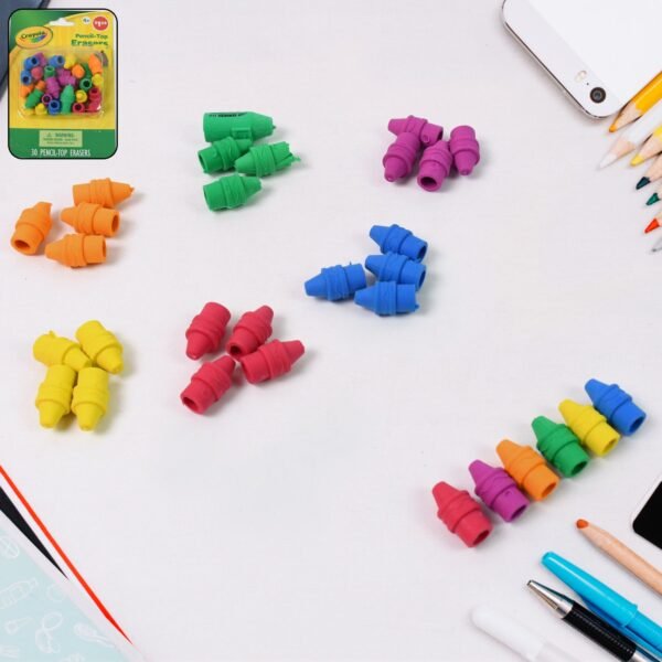 01_374dbd27-1467-490f-ae8f-3da3d2eca4c7.jpg Pencil Top Eraser Rubber Erasers (1 Pc / Mix Color)