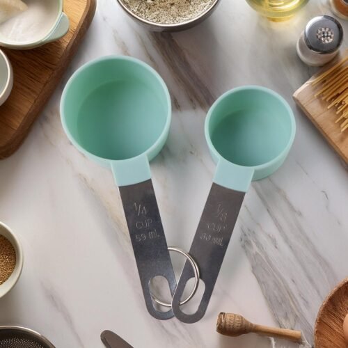 01_3823ecc0-dcfa-4305-b7f2-74a53209bf80.jpg Measuring Cups Set 1/4 Cup (59 ml) & 1/8 Cup (30 ml) (2 Pc)