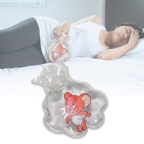 Transparent Multi-Design Hot Water Bag with Cover for Pain Relief