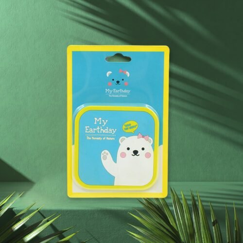 Non Slip Square Cartoon Silicone Coasters for Tea Coffee Cups Mugs  1 Pc