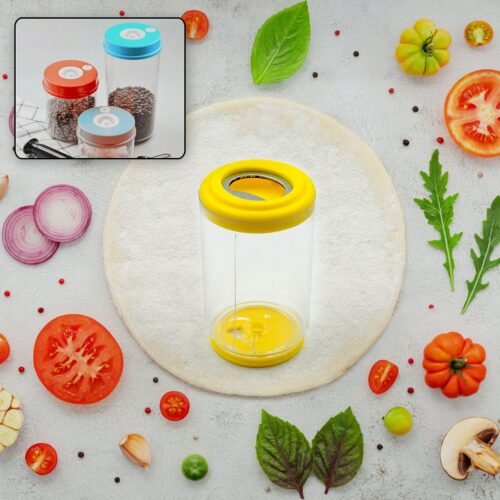 Salt Bottle & Dispenser Set with Opener – Pack of 4