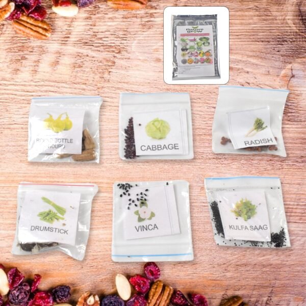 01_3bace437-b515-45ef-976e-61c8c08265a1.jpg 20 Varieties of Vegetable & Flower Seeds Combo (1 Pkt. / 20 Varieties)