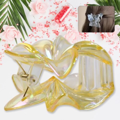 Hair Clamp Grip Simple Matte Decorative Clip for Face Washing