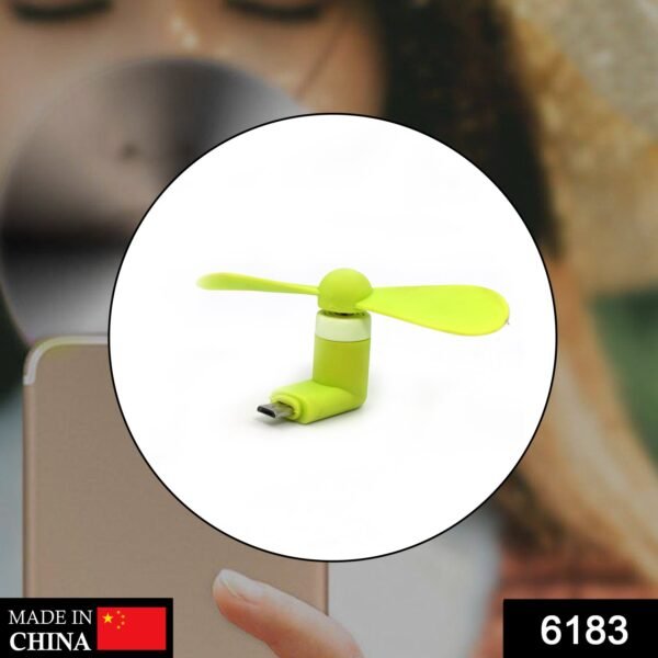 Mini USB Fan – Instant Cooling Handy Fan for Anytime Use (Micro Port)