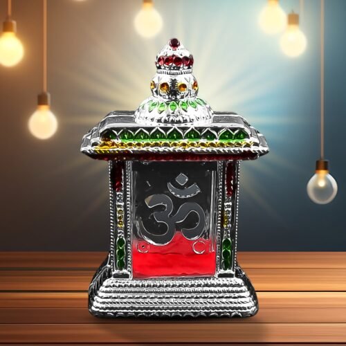 01_40f16a75-9561-4151-a415-1d0dc52a552c.jpg Adhesive Small Om Temple, Car Dashboard Temple (1 Pc)