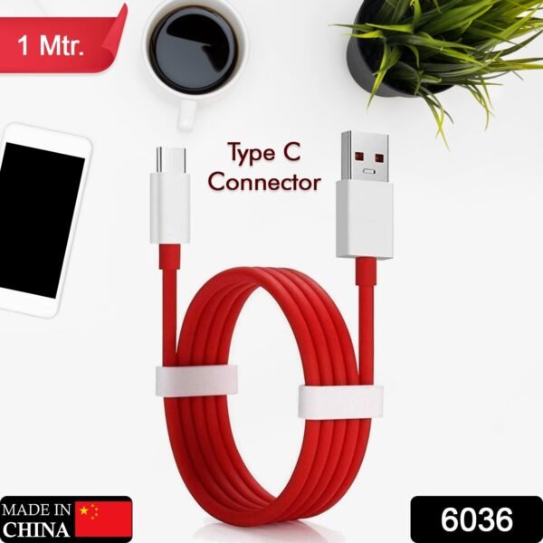 Unique Type C Dash Charging USB Cable for Fast Charging & Data Transfer (1 Mtr)