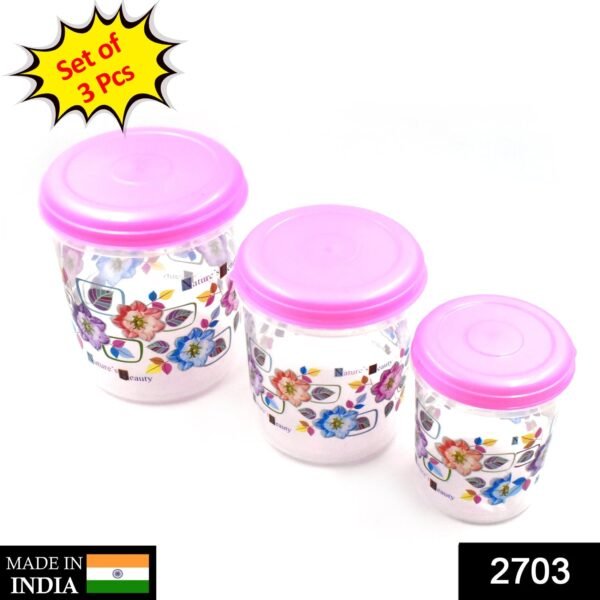 3 Pc Storage Container used in all kinds of places including household