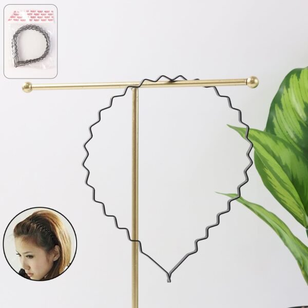 01_46184e68-687d-4b13-b537-b5c799db07fd.jpg Premium Metal Zigzag Hair Bands for Men & Women (6 Pc)