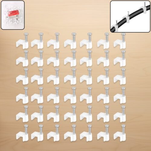 01_47823d6b-6f9b-4e35-ad3a-04fb59e625e7.jpg Nail Cable Clips for Wire Management (10mm & 50 Pc)