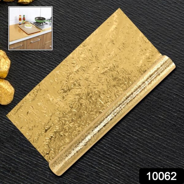Oil-Proof Aluminum Foil Sticker – Waterproof Self-Adhesive Kitchen Wallpaper
