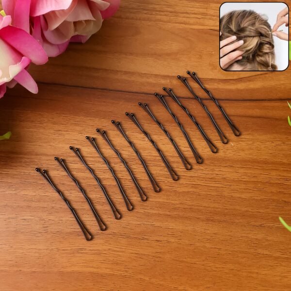 Premium Hair Bobby Pins Set 12pc