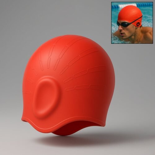 Konex Professional Silicone Swimming Cap (1 Pc)