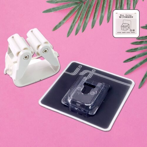 Wall Mounted Mop Broom Hanger Holder (1-Layer)