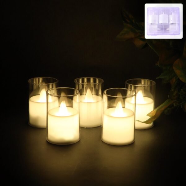 Flameless LED Votive Candles - (Set)