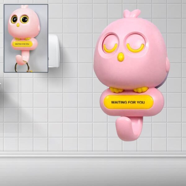 Self Adhesive Wall Hooks Eye Catching Cute Bird Hook(1 Pc)