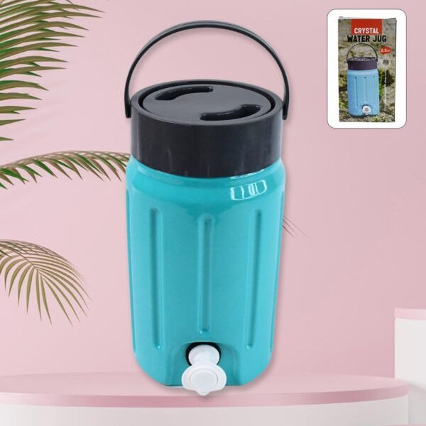 Insulated Water Jug with Tap Leakproof, Travel Cooler (2.5 Ltr)