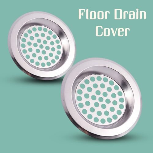 01_4f1debd5-74f8-4c5a-8695-b3f788dcad05.jpg Bathroom Kitchen Stainless Steel Basin Sink Drain Strainer (2 Pc Set)