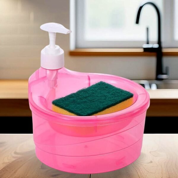 01_5090db7d-2aa2-422f-b2a1-6a5a305679cf.jpg 2 in 1 Double Layer Liquid Soap Dispenser with Pump and Sponge