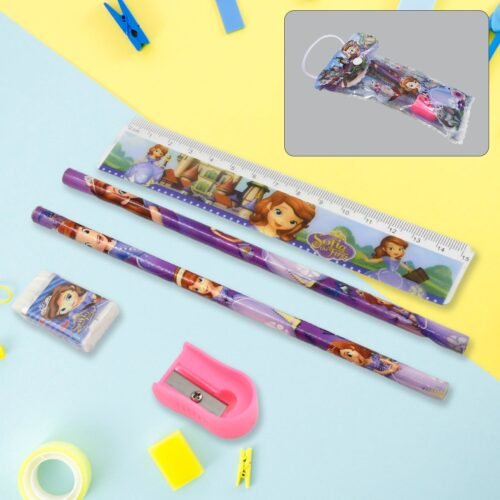 5 in 1 Mix Stationery Gift Set for Kids,  School, Office Product Gift (5 Pcs Set)