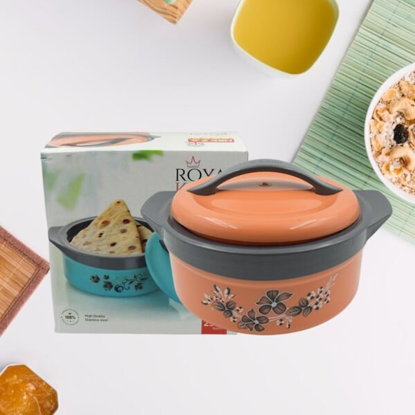 Casserole Box for Food Searving Inner Steel Insulated Casserole Hot Pot (Approx 2500 ml)