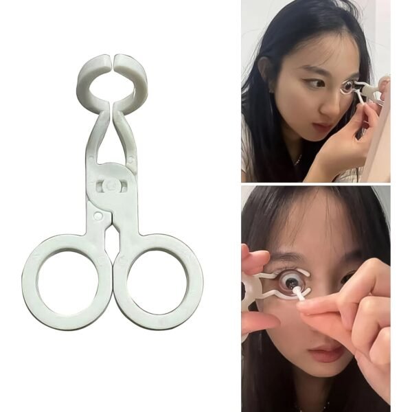 01_525923b7-0e02-4d9a-93f5-e74736ecfaac.jpg Plastic Ergonomic Women Eye Care Contact Lenses Inserter Remover Tool (1 Pc)