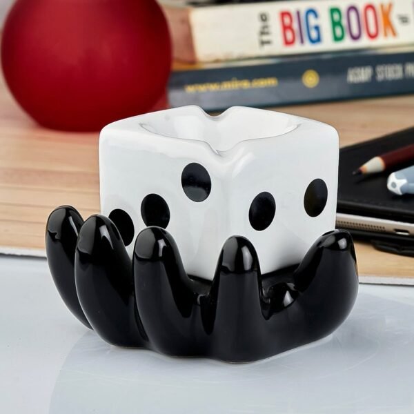 Colourful Smoking Ceramic Ashtray with Retro Vibes