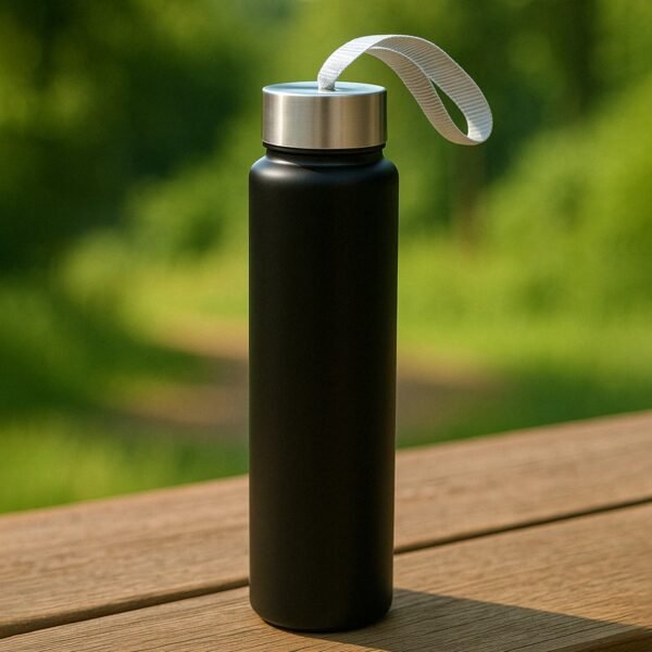 01_54d37ab5-54a4-47b7-a792-230adc19c352.jpg Portable Stainless Steel Water Bottle with Strap (Approx 250ML)