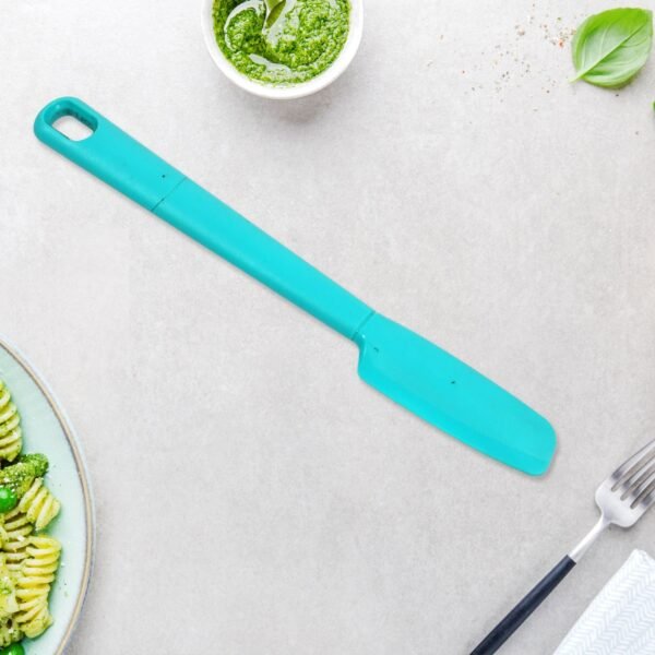 Silicon Non-Stick Heat Resistant Kitchen Spatula & Butter Knife Flexible Rubber Scrapers