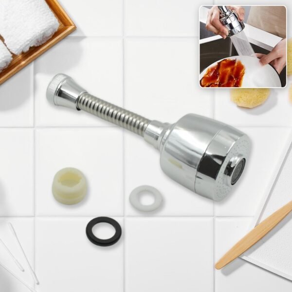 01_57a19173-ac21-4b62-bd0a-15f06073b702.jpg 360° Rotating Faucet Sprayer – Water-Saving Aerator for Kitchen & Bathroom (6 Inch)