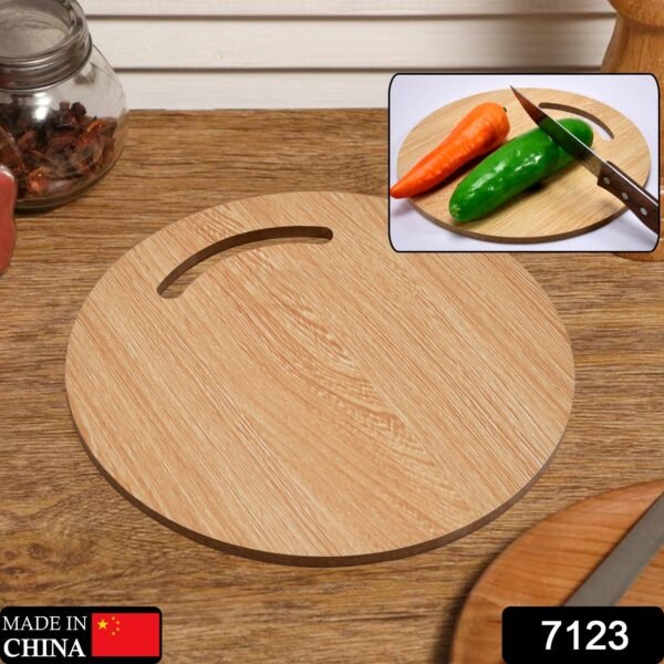 Wooden Round Chopping Board  For Chopping Fruit & Vegetable