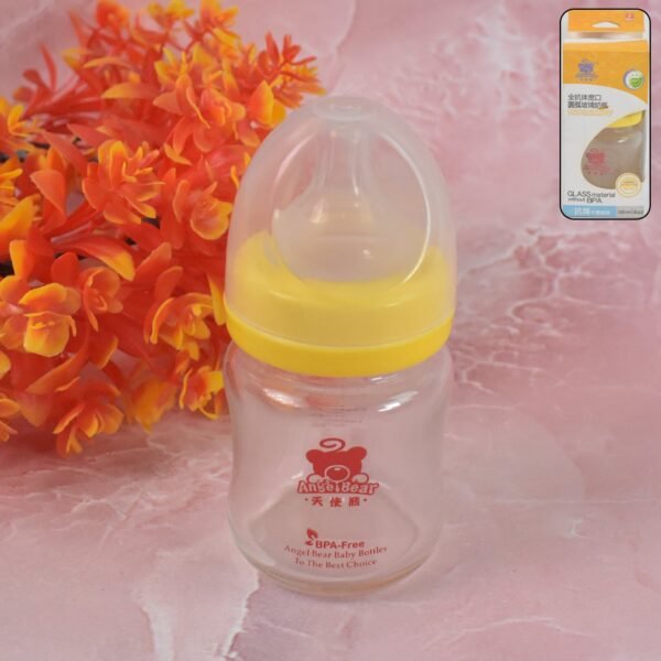 01_5a00006a-6cfe-4218-adba-6069f366c890.jpg Glass Baby Feeding Bottle (120 ML / 1 Pc)